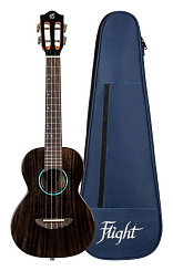 Укулеле тенор FLIGHT IRIS Tinta Tenor TBK, прозрачный чёрный