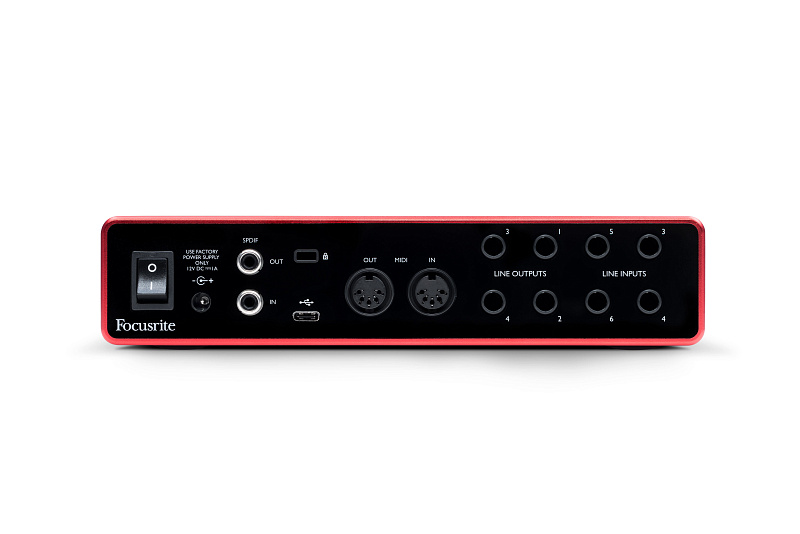 Фото Аудио интерфейс FOCUSRITE Scarlett 8i6 3rd Gen