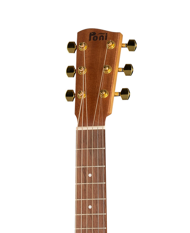 TR3-1 Гитара электро-акустическая, трэвел, клен, Poni в магазине Music-Hummer