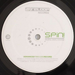 Reloop Spin! Timecode Record black Виниловая пластинка с таймкодом