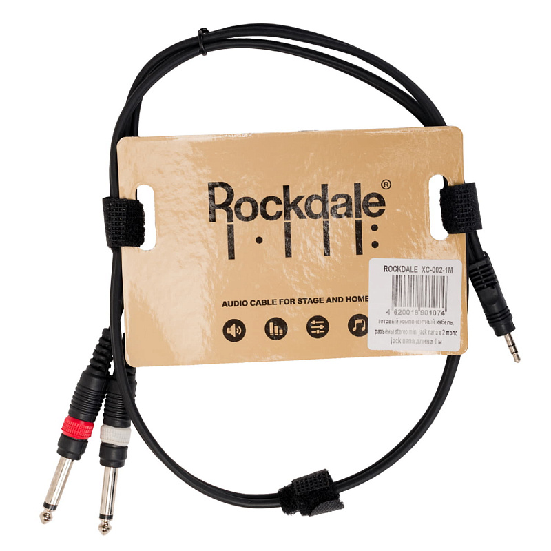 Компонентный Y-образный кабель ROCKDALE XC-002-1M в магазине Music-Hummer