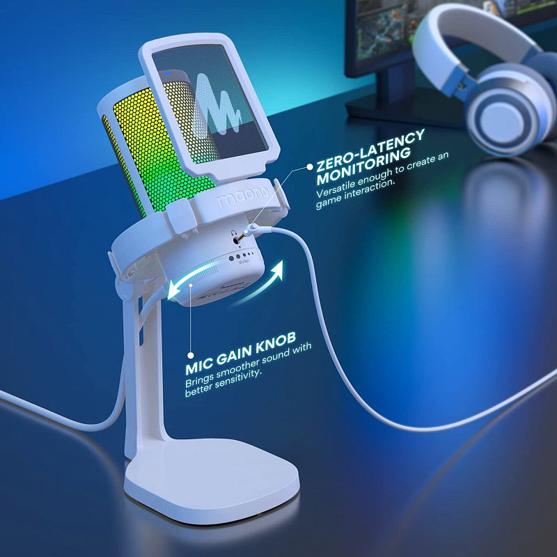 Фото Микрофон Maono DGM20 (white)