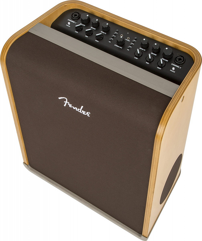 FENDER ACOUSTIC SFX комбоусилитель для акустических гитар 160Вт, 3х8 + ВЧ драйвер+доп. боковой 1х6 динамики, 2 канала в магазине Music-Hummer