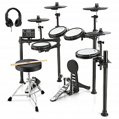Электронная ударная установка DONNER DED-200 Electric Drum Set  5 Drums 4 Cymbals