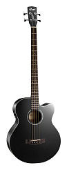 Электроакустическая бас-гитара Cort Acoustic Bass Series AB850F-BK-BAG, чёрная