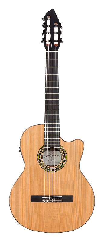 Фото Семиструнная классическая гитара со звукоснимателем Kremona F65CW-7S-T-w/case Performer Series Fiesta