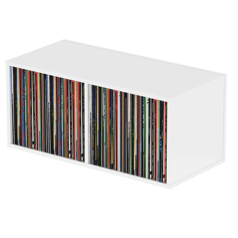 Подставка под виниловые пластинки Glorious Record Box White 230 в магазине Music-Hummer