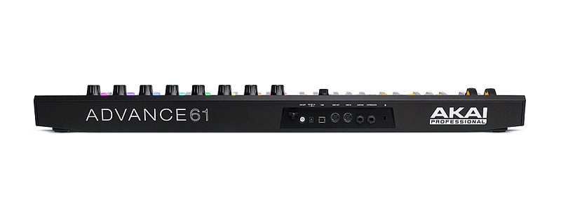 Фото AKAI PRO ADVANCE 61 MIDI-клавиатура, 61 клавиша с послекасанием, встроенный 4,3-дюймовый цветной экран
