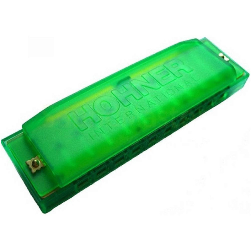 Фото HOHNER Happy Green - Губная гармоника диатоническая Хонер