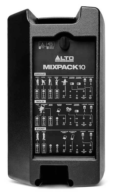 Фото Портативная система звукоусиления Alto MIXPACK 10