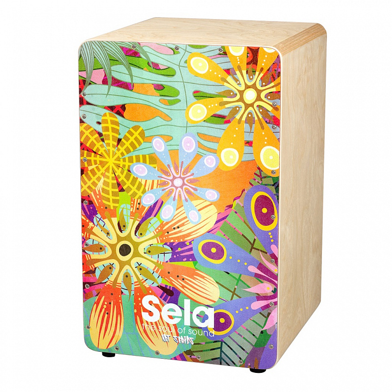 Sela SE-179 Art Series Flower Power Кахон в магазине Music-Hummer