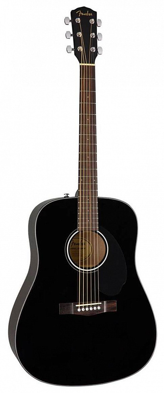 Акустическая гитара FENDER CD-60S Black в магазине Music-Hummer