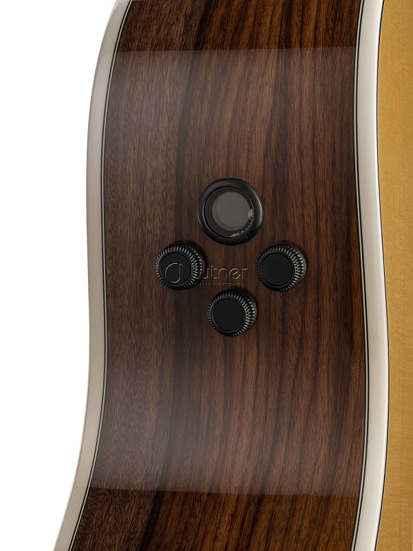 Фото Gold-A8-WCASE-NAT Электро-акустическая гитара, с вырезом, цвет натуральный, с чехлом, Cort