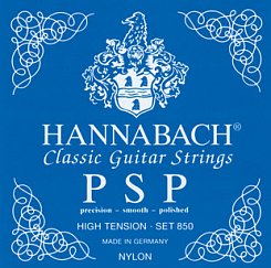 Комплект струн для классической гитары Hannabach 850HT Blue PSP