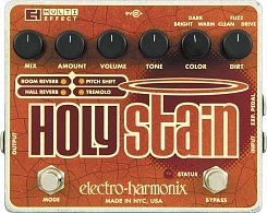 Electro-Harmonix Holy Stain SALE  гитарная педаль-мультиэффект Distortion/ Reverb/ Pitch Shifter/ Tremo