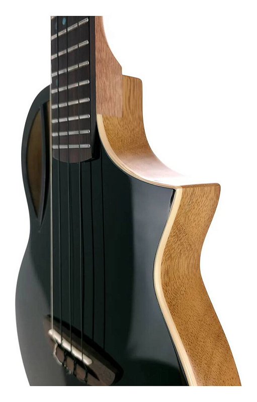 Фото Укулеле тенор FLIGHT AVIATOR Spruce Tenor BK CE, чёрный
