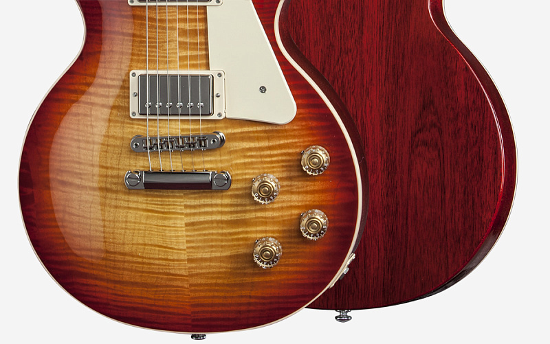Фото Электрогитара GIBSON USA LES PAUL TRADITIONAL 2015 HERITAGE CHERRY SUNBURST 
