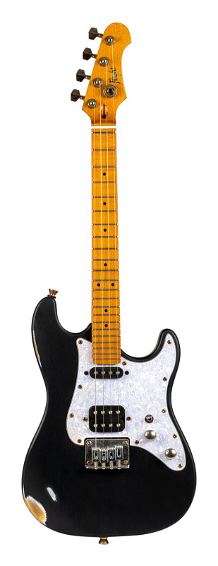 Фото Электроукулеле тенор FLIGHT Pathfinder Tenor BK Relic, чёрный