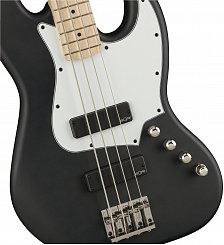 Squier Contemporary Active Jazz Bass® HH, Maple Fingerboard, Flat Black