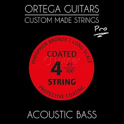 Комплект струн Ortega ABP-4 Pro для акустической бас гитары