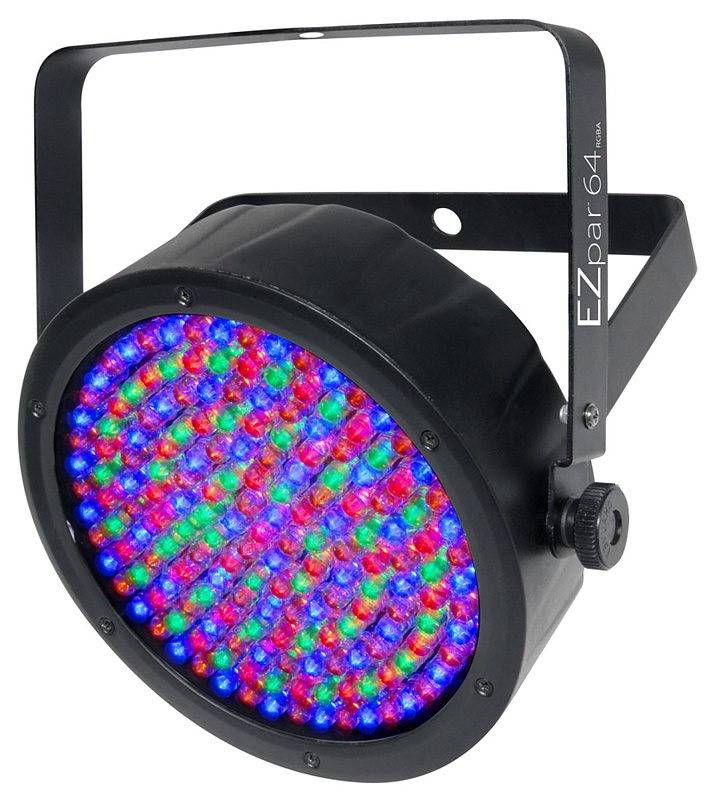 Фото CHAUVET EZ Par 64 RGBA Black Светодиодный прожектор направленного света