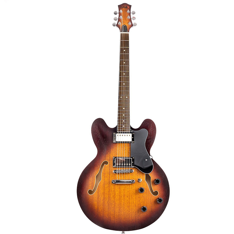 Фото Электрогитара EART E-335 Brown Sunburst