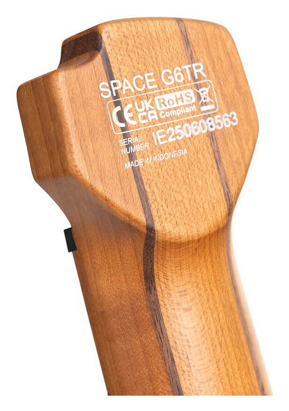 Фото Безголовая электрогитара Cort Space-G6TR-SGLG-WBAG Space series, зелёный
