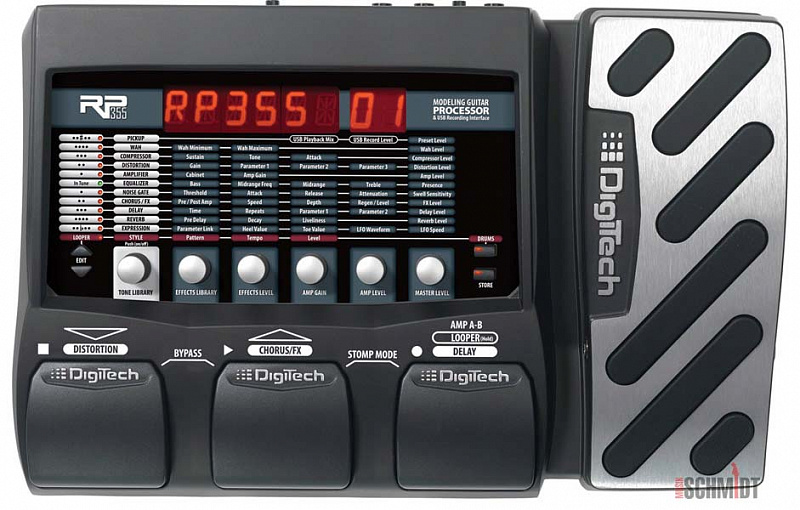 DIGITECH RP355 гитарный процессор в магазине Music-Hummer