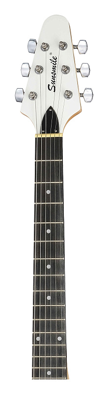 Фото Электрогитара Sunsmile SFV-09, белая