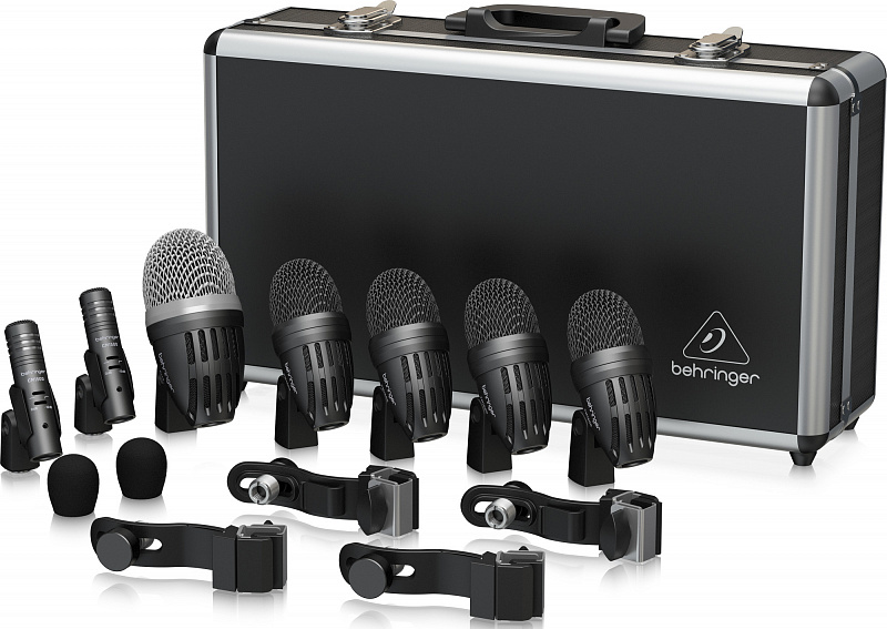 Комплект из 7 премиальных микрофонов для барабанов BEHRINGER BC1500 в магазине Music-Hummer