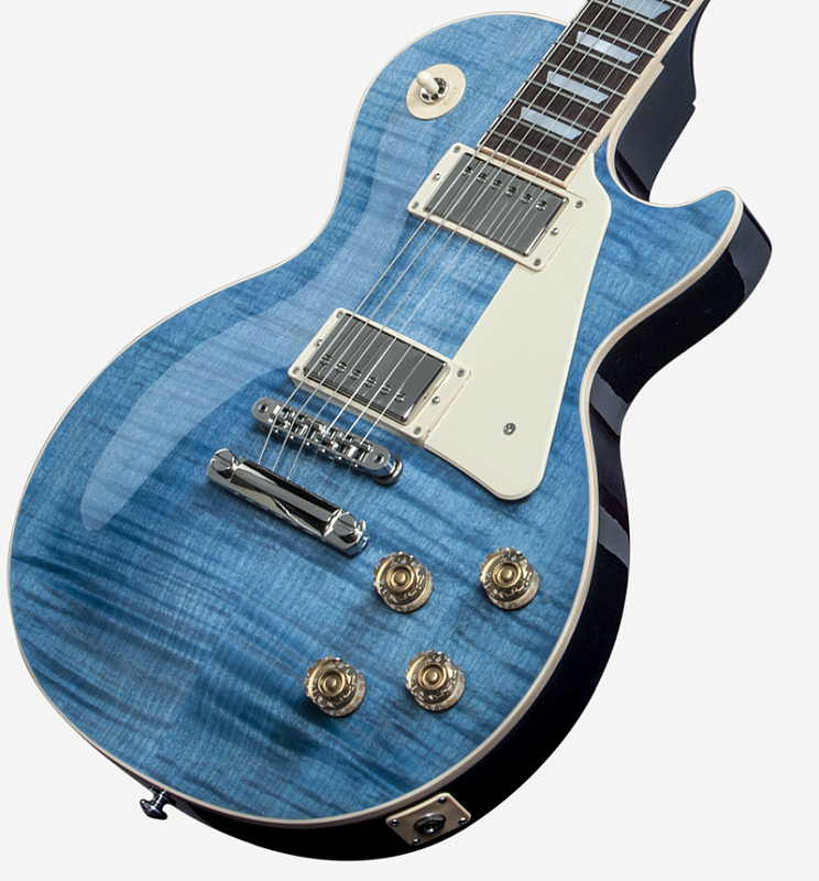 Фото Электрогитара GIBSON USA LES PAUL TRADITIONAL 2015 OCEAN BLUE