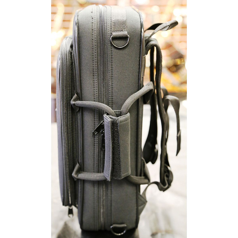 Фото Чехол-рюкзак Wisemann Curved Soprano Sax Case Blue Line WCSSCBL-2