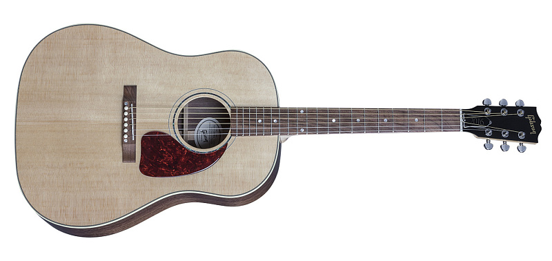 Фото GIBSON J-15 ANTIQUE NATURAL электроакустическая гитара, цвет натуральный