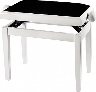 GEWA Piano Bench Deluxe White Highgloss в магазине Music-Hummer