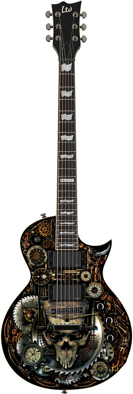 Фото Электрогитара LTD EC-CZ BLK CLOCKWORK