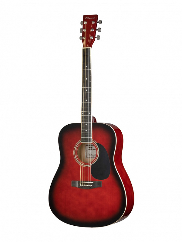 Акустическая гитара, красный санберст, Caraya F630-RDS в магазине Music-Hummer