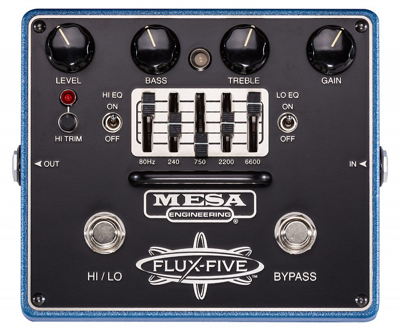 MESA BOOGIE FLUX-FIVE OVERDRIVE+ педаль эффектов, овердрайв + пятиполосный эквалайзер в магазине Music-Hummer