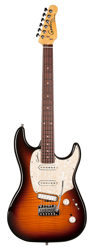 Фото Электрогитара Godin PROGRESSION Vintage Burst Flame RN