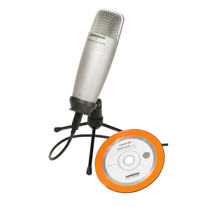 Samson C01U PRO USB студийный конденсаторный микрофон в магазине Music-Hummer