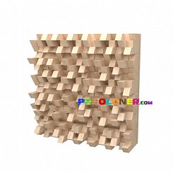 Деревянная акустическая панель — 2D