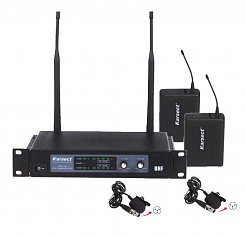 KARSECT KRU102/KLT-9U Радиосистема с двумя петличными микрофонами