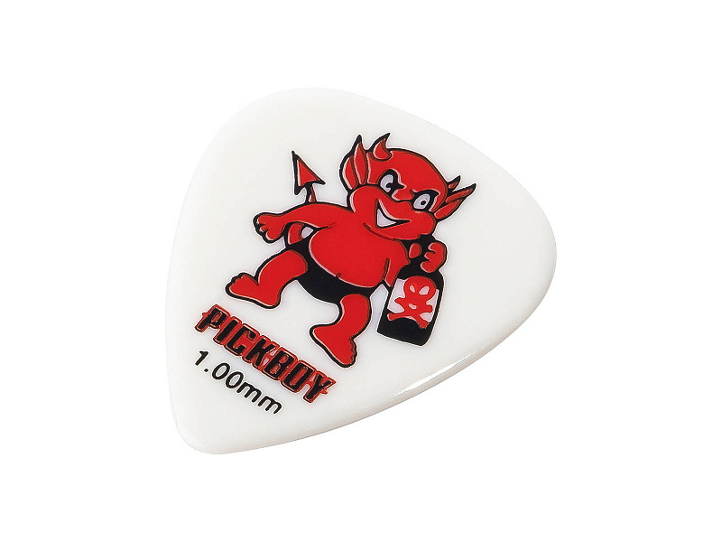 Фото Медиаторы Pickboy GP-211-5/100 Celltex Red Devil 50шт, толщина 1.0мм