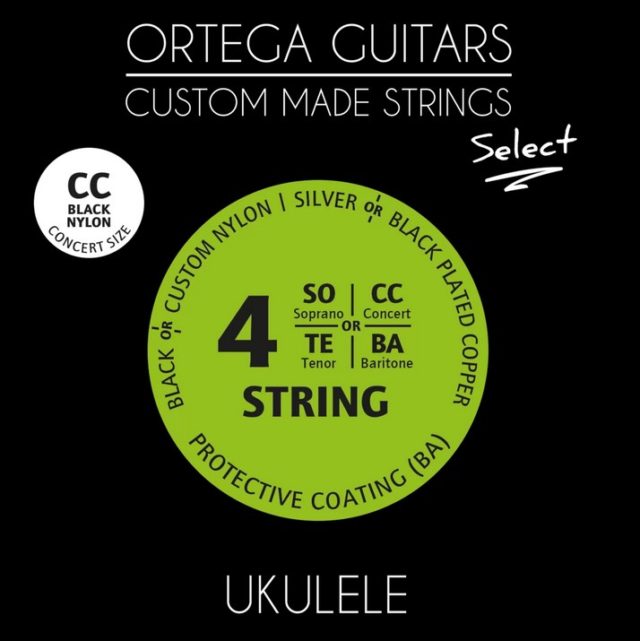Комплект струн для концертного укулеле Ortega UKSBK-CC Select в магазине Music-Hummer