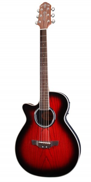Электроакустическая гитара леворукая CRAFTER FX-550EQL/RS + Чехол в магазине Music-Hummer