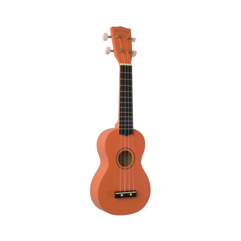 WIKI UK10S OR -  гитара укулеле сопрано, клен, цвет оранжевый матовый, чехол в комплекте в магазине Music-Hummer