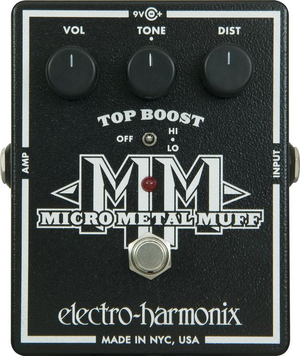 Electro-Harmonix Micro Metal Muff  гитарная педаль Metal Distortion в магазине Music-Hummer