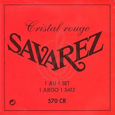 Струны для классической гитары SAVAREZ CRISTAL ROUGE 570 CR (28-32-40-30-34-42) в магазине Music-Hummer