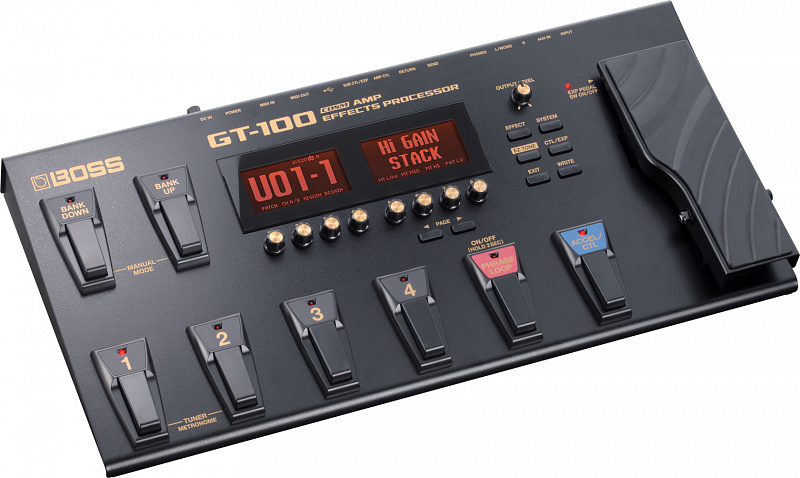Boss gt-100 гитарный процессор в магазине Music-Hummer