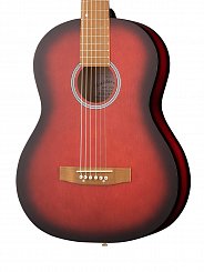 M-313-RD Акустическая гитара, красная, Амистар