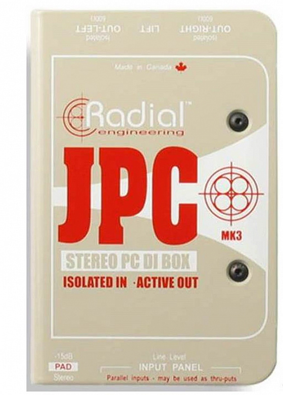 Radial JPC  Активный дибокс  в магазине Music-Hummer